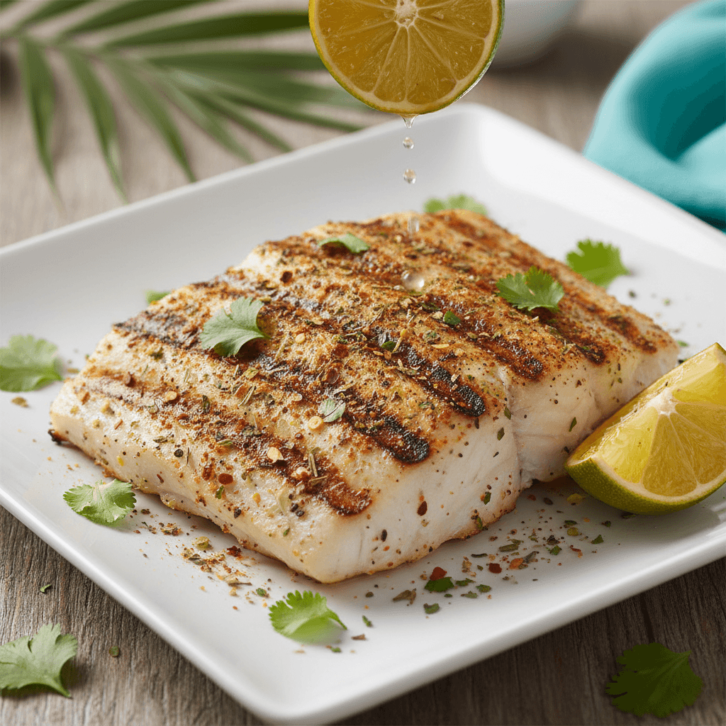 Island heat grilled fish